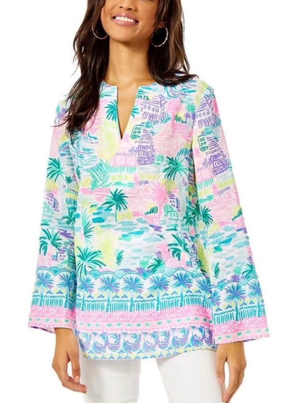 Lilly Pulitzer Ocean Cove Tunic Size L
